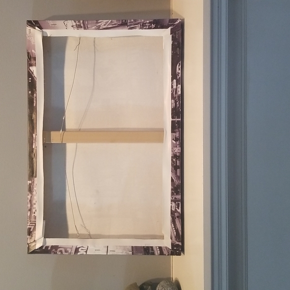 Cityscape print on canvas/vinyl - Picture 2 of 2